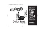 Uniden WDECT 2355+1 Quick Start Manual