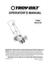 Troy-Bilt 25A-592A063 Operator's Manual