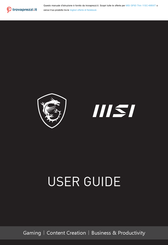 MSI GF63 Thin 11SC-498XIT User Manual