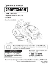 Craftsman LT1500 Operator's Manual