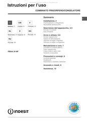 Indesit PBAA 34 NF X D Operating Instructions Manual
