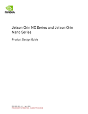 Nvidia Jetson Orin NX Series Product Manual