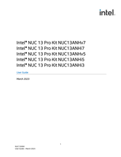 Intel NUC 13 Pro Kit NUC13ANHv7 User Manual