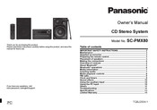 Panasonic SC-PMX80 Owner's Manual