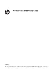 HP cr0970nd Maintenance And Service Manual