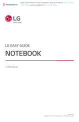LG Gram 17Z90N-V Easy Manual