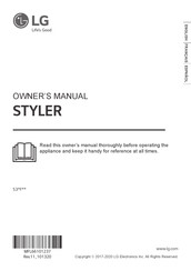 LG Styler S3RFBN Owner's Manual