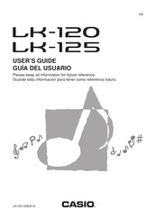 Casio LK-125 User Manual