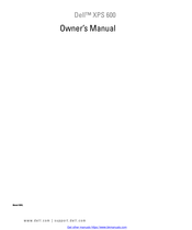 Dell Precision WHL Owner's Manual
