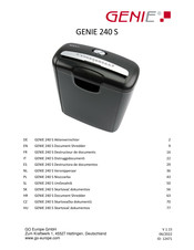 Genie 240 S Manual