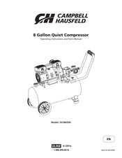 Campbell Hausfeld DC080500 Operating Instructions And Parts Manual