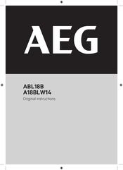 AEG A18BLW14 Original Instructions Manual