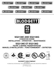 Blodgett SG2136E/AA Installation Operation & Maintenance