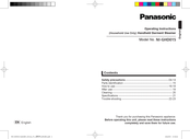 Panasonic NI-GHD015 Operating Instructions Manual