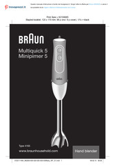 Braun MQ5020 Manual