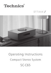 Technics OTTAVA f SC-C65 Operating Instructions Manual