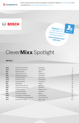 Bosch CleverMixx MFQ25200 Instruction Manual