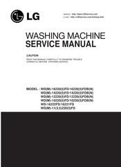 LG WD-16225FD Service Manual
