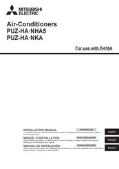 Mitsubishi Electric PUZ-HA42NHA5 Installation Manual