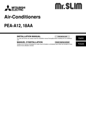 Mitsubishi Electric Mr.SLIM PEA-A12AA Instruction Manual