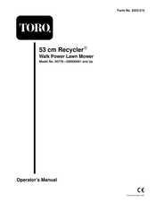 Toro Recycler 20779 Operator's Manual