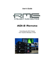 RME Audio ADI-2 User Manual