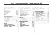 GMC 2010 Equinox Owner's Manual