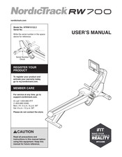 Nordictrack RW700 User Manual