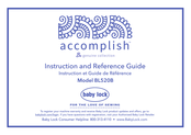 Baby Lock accomplish BL520B Instruction And Reference Manual