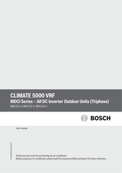 Bosch MDCI26-3 User Manual