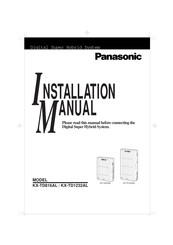 Panasonic KX-T7220AL Installation Manual