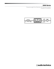 Audio Technica ATW-2120b Installation And Operation Manual