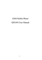 AEG QSX400 User Manual