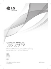 LG 32LM660T-ZA Owner's Manual