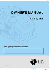 LG V-KC403HT Owner's Manual