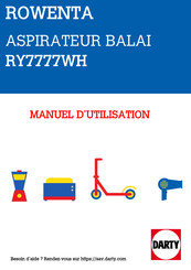 Rowenta RY7777WH User Manual