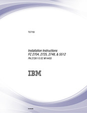 IBM FC 2704 Installation Instructions Manual