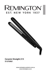 Remington Ceramic Straight 215 Manual