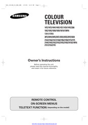 Samsung 21B6 Owner's Instructions Manual