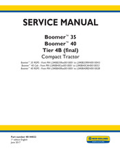 New Holland Boomer 35 Tier 4B (final) Service Manual