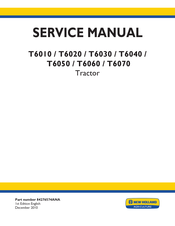 New Holland T6050 DELTA Service Manual