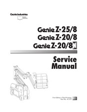 Genie Z-25/8 Service Manual