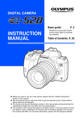 Olympus E-520 Instruction Manual
