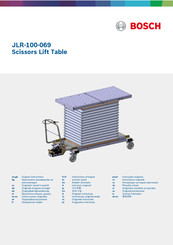 Bosch JLR-100-069 Original Instructions Manual
