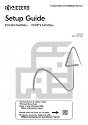 Kyocera ECOSYS PA3500cx Setup Manual