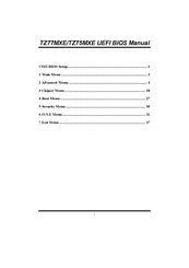 Biostar TZ75MXE Manual