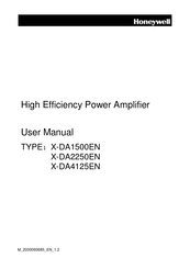 Honeywell X-DA4125EN User Manual
