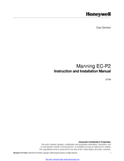 Honeywell EC-P2 Instruction And Installation Manual