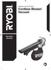 Ryobi RBV3650D Original Instructions Manual