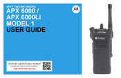 Motorola APX 6000 User Manual